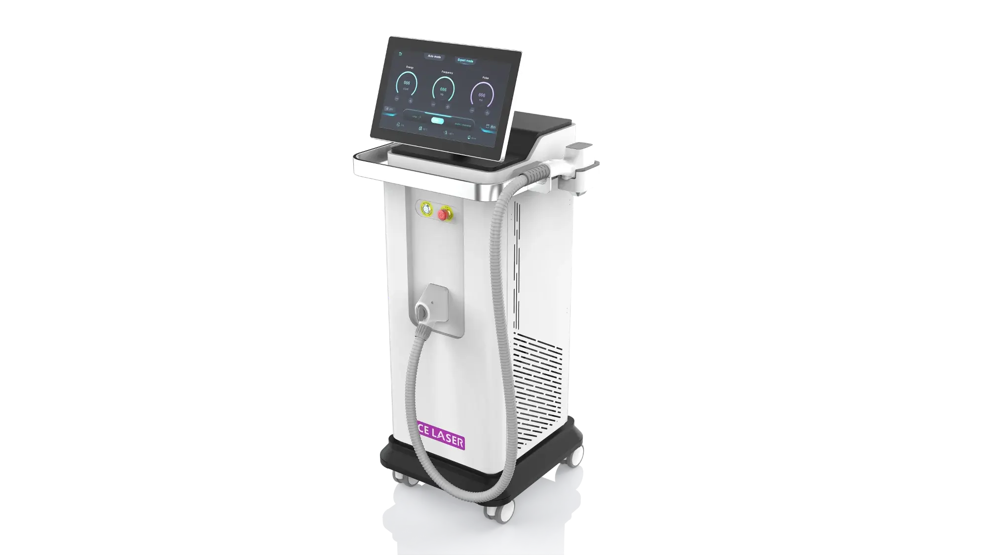 New Angie BM051 гибридный лазер два цвета белый черный общий вид каталог