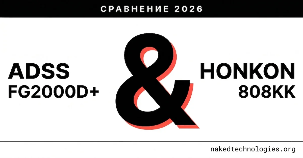 ADSS FG2000D+ vs Honkon 808KK: сравнение 2026 — Naked Technologies