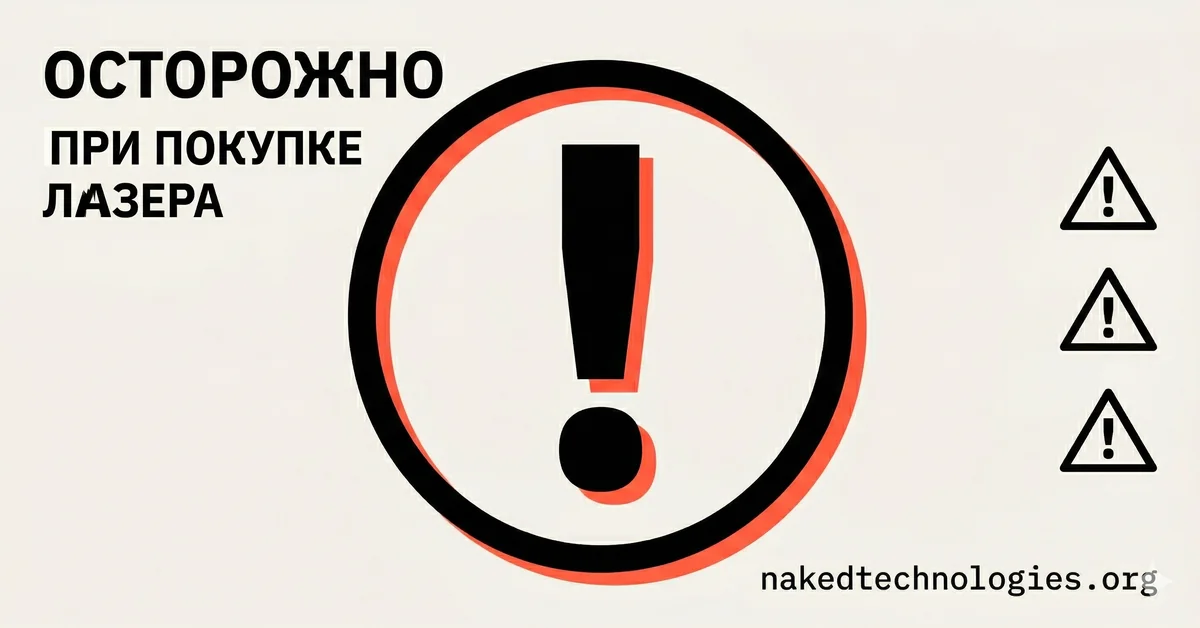 Осторожно при покупке лазера: ТОП-10 ошибок — Нейкед