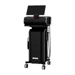 NEW ANGIE Tecar RF355 — RF-аппарат текар-терапии, вид сбоку с манипулой