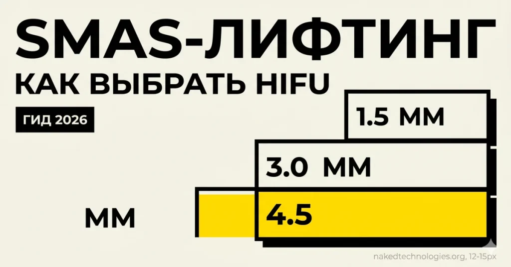 Аппарат для SMAS-лифтинга: как выбрать HIFU в 2026 году